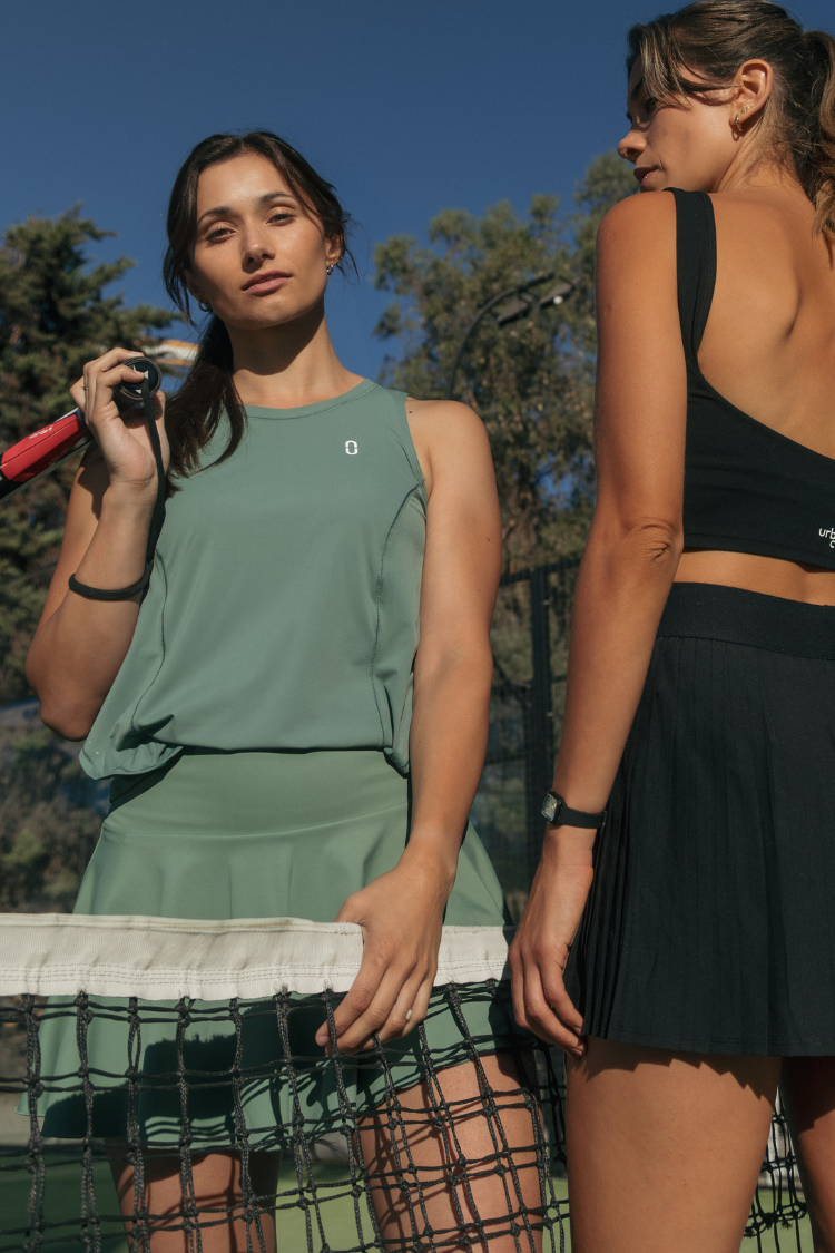 Green Cross-back Performance Tank