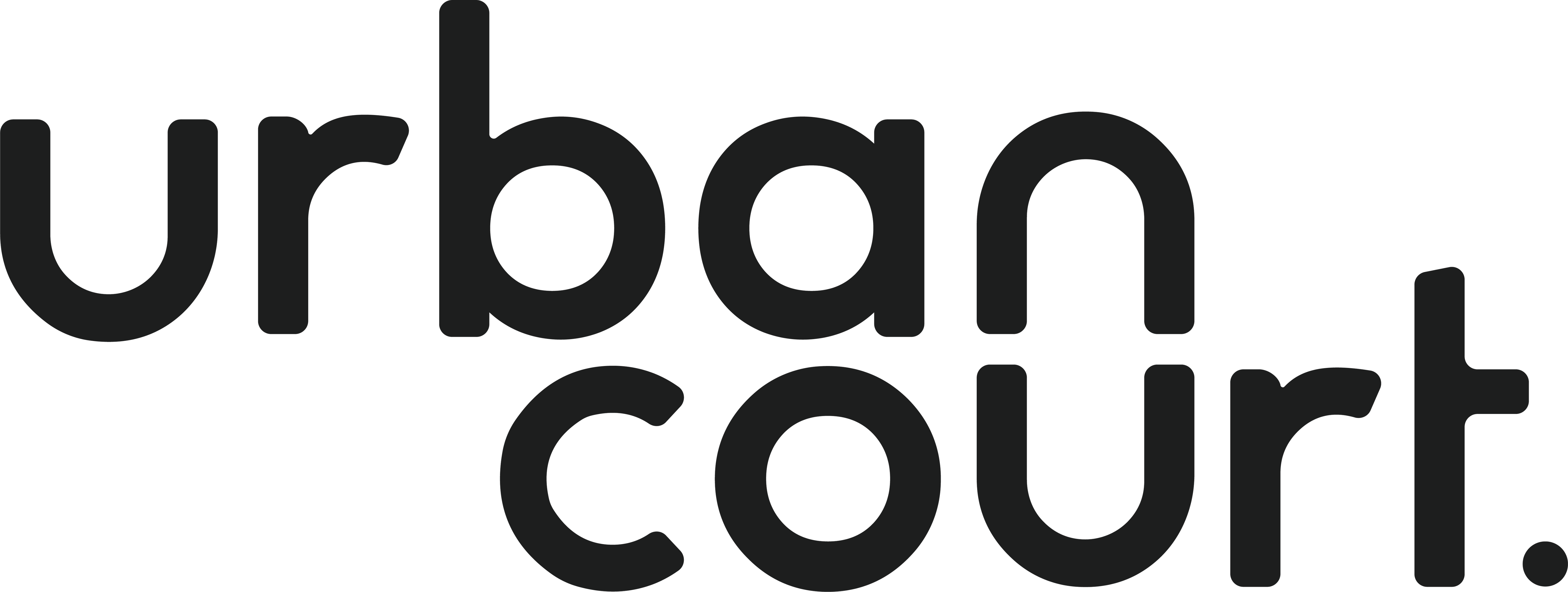 urban court logo featuring a modern, minimalist design with clean lines and bold typography, representing an urban and contemporary style.